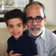 Howard Broadman and his grandson. Image: UCLA Health